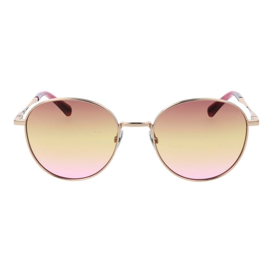 Rose Gold Metal Sunglasses
