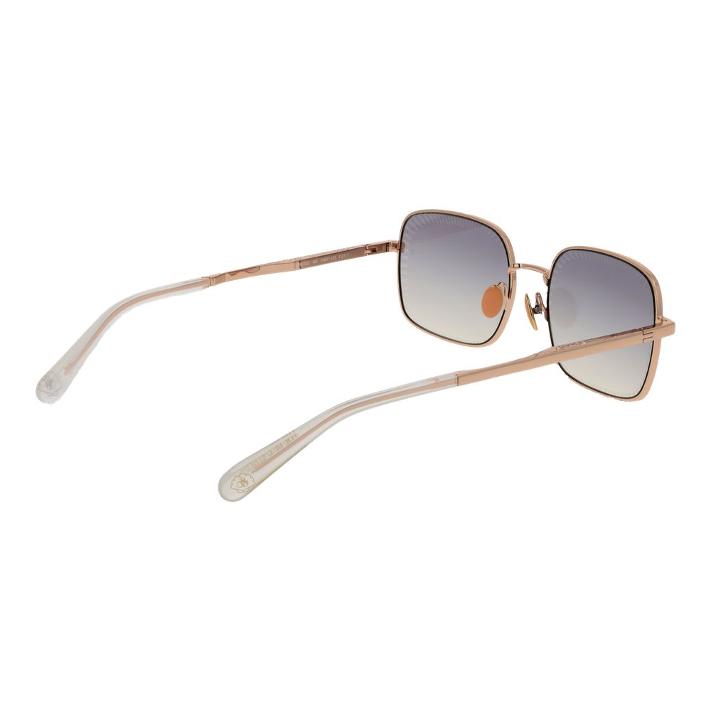 Rose Gold Metal Sunglasses