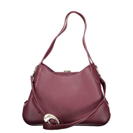 Rosso Polyurethane Women Handbag