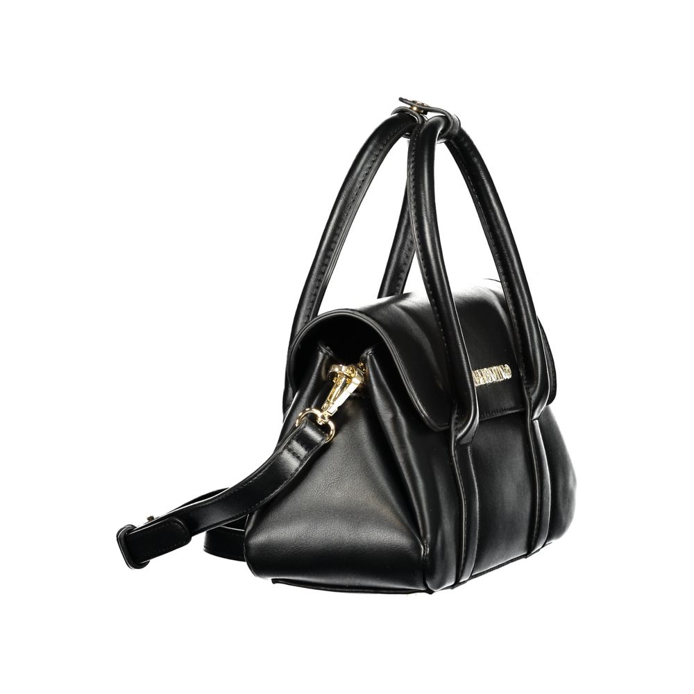 Nero Polyurethane Women Handbag