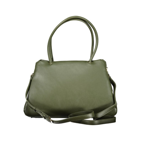 Verde Poliuretano Women Handbag