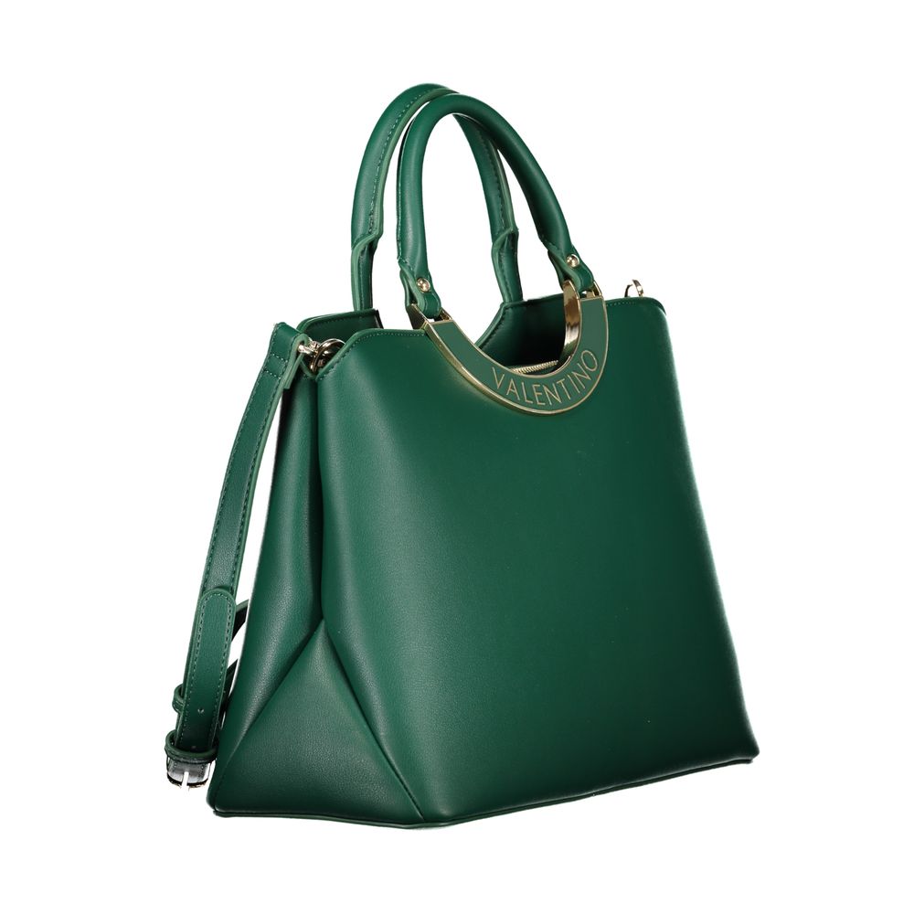 Verde Polyurethane Women Handbag