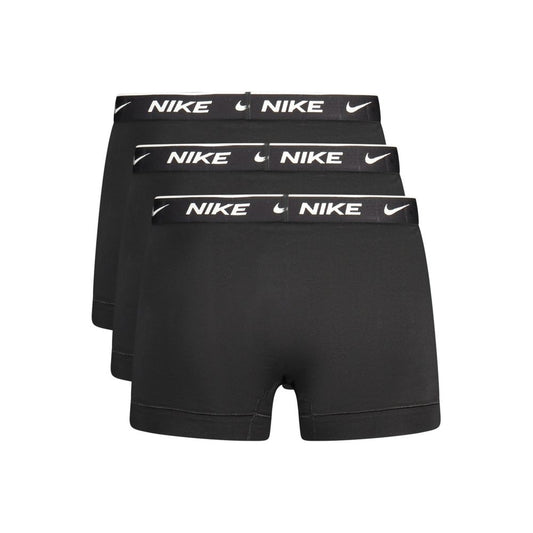 Black Cotton Men's Boxer Short