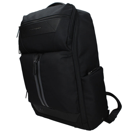 Black Fabric Backpack