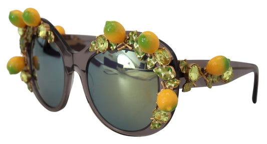 Elegant Crystal Appliqued Women's Sunglasses