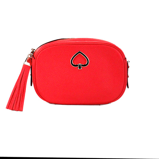 Kourtney Small Stoplight Pebble Leather Camera Bag Crossbody Handbag