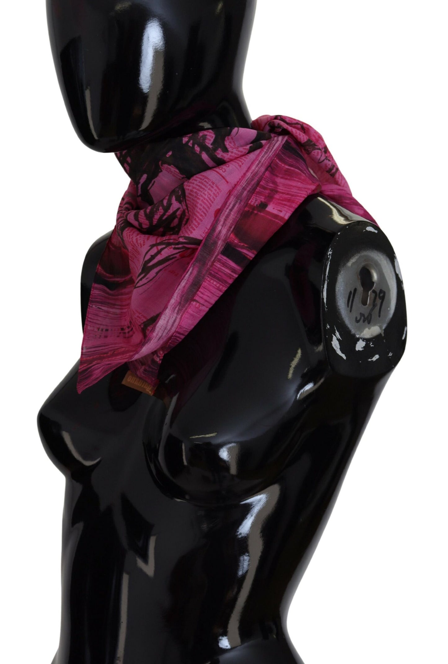 Elegant Pink Square Scarf