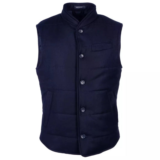 Elegant Wool Cashmere Blend Vest