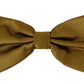 Yellow Mustard 100% Silk Butterfly Papillon Men Bow Tie