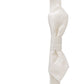 White 100% Silk Slim Adjustable Neck Papillon Men Tie
