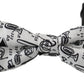 White Instruments Adjustable Neck Papillon Men Bow Tie