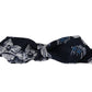 Navy Blue Floral Slim Adjustable Neck Papillon Men  Bow Tie