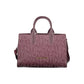 Rosso Polyurethane Women Handbag