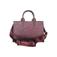 Rosso Polyurethane Women Handbag