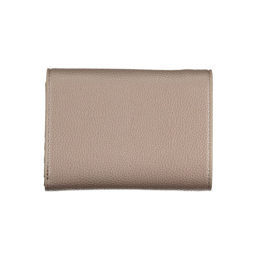 Marrone Polyurethane Women Wallet