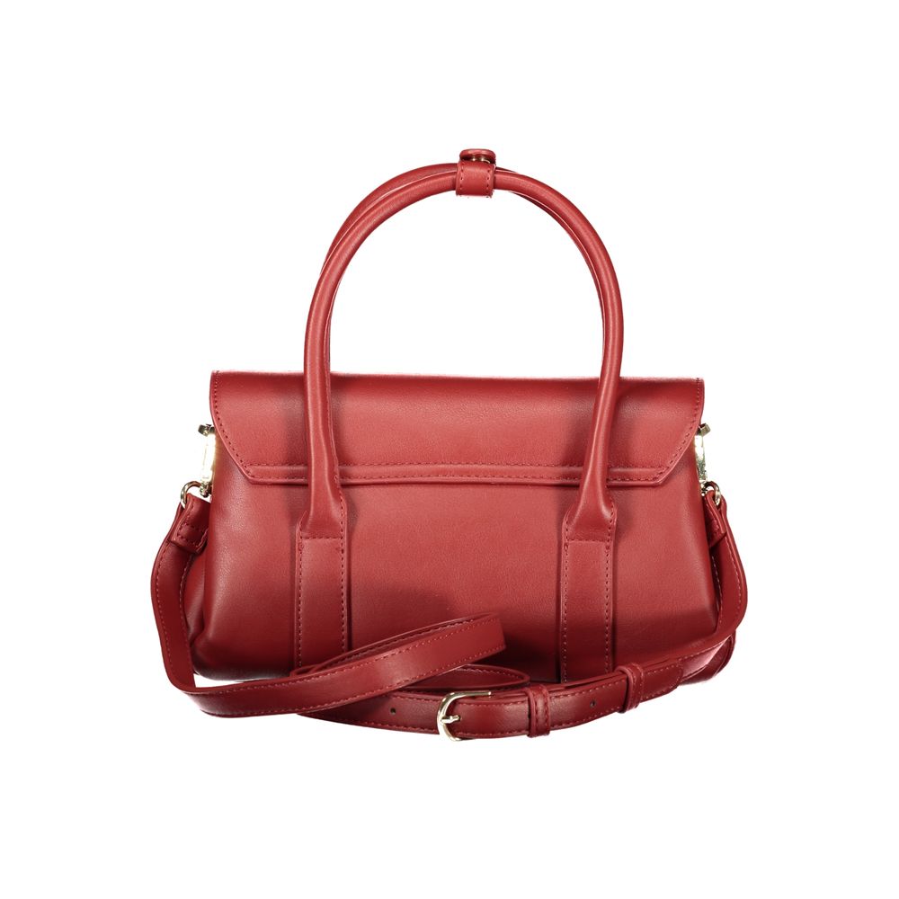 Rosso Poliuretano Woman Handbag