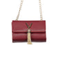 Red Polyurethane Women Handbag