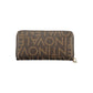 Brown Polyurethane Women's Wallet