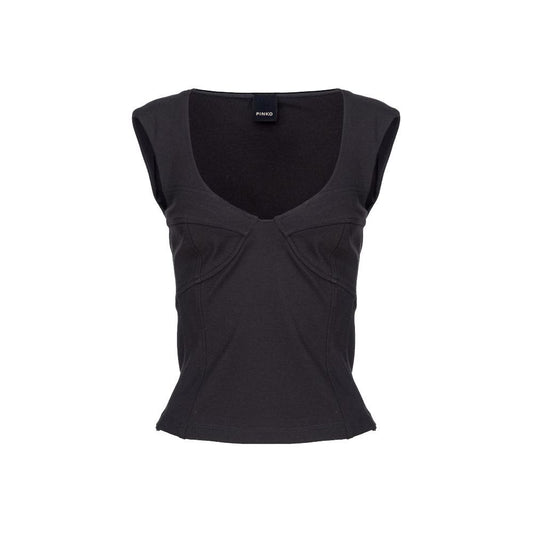 Black Nylon T-Shirt