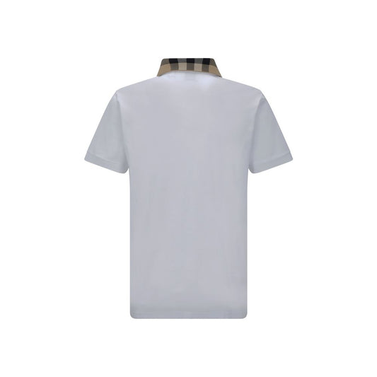 White Cotton Polo Shirt