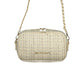 White Polyester Women Handbag