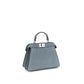 Light Blue Calf Leather Bos Taurus Handbag