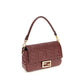 Bordeaux Calf Leather Bos Taurus Shoulder Bag