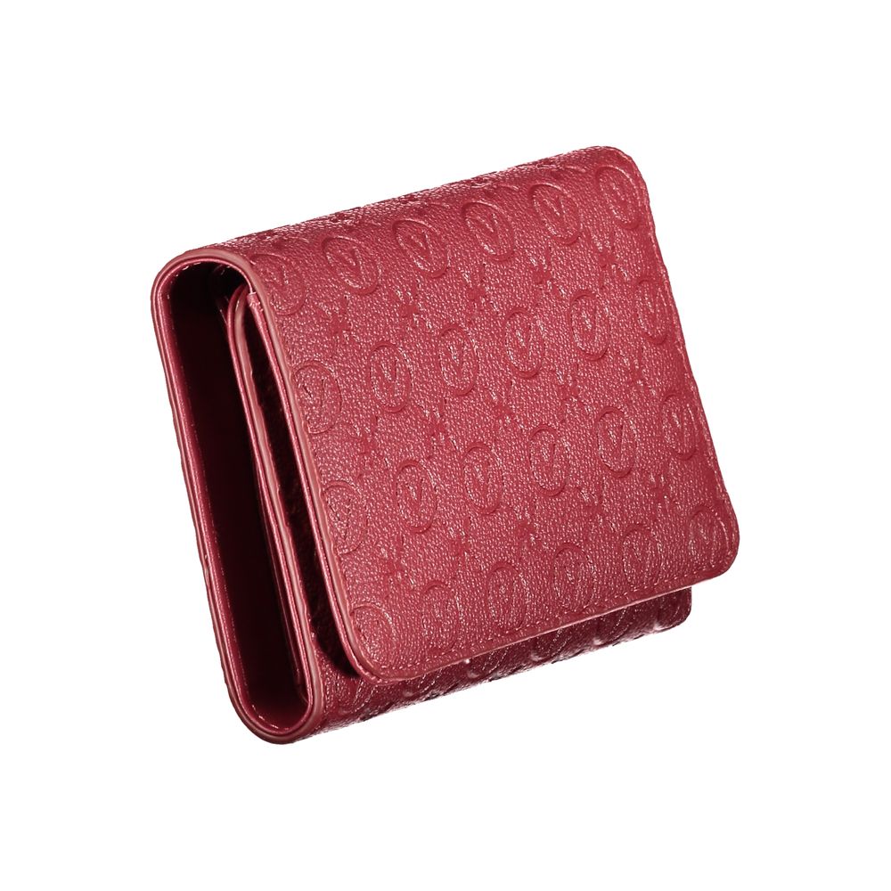Rosso Polyurethane Women Wallet