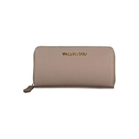 Marrone Polyurethane Women Wallet