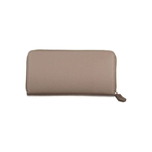 Marrone Polyurethane Women Wallet