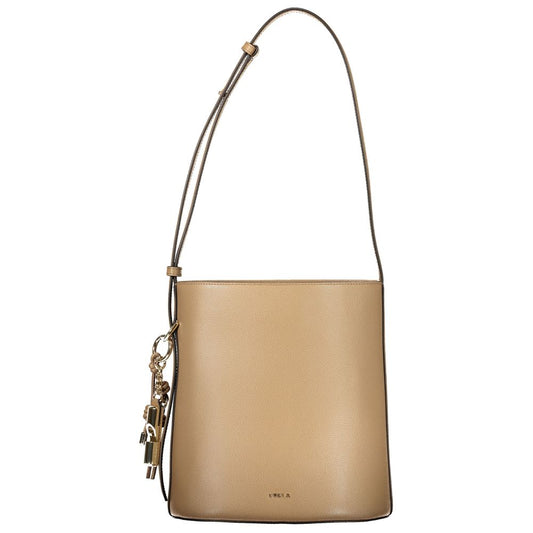 Marrone Leather Woman Bucket Bag
