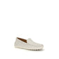 Cream Calf Leather Bos Taurus Slip-On Loafers