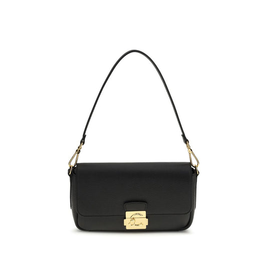 Black Calf Leather Bos Taurus Shoulder Bag