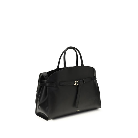 Black Calf Leather Bos Taurus Handbag