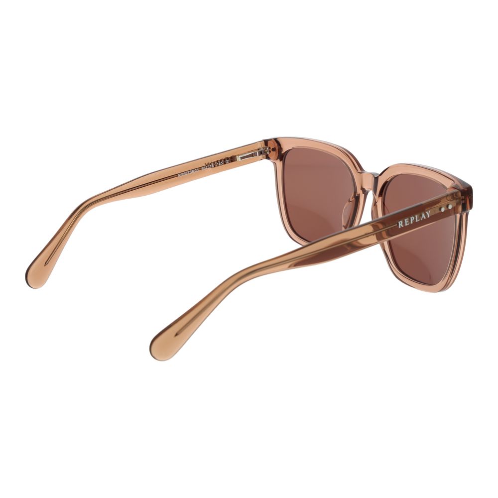 Brown Plastic Sunglasses