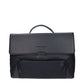 Blue Leather Business And Laptop Bag