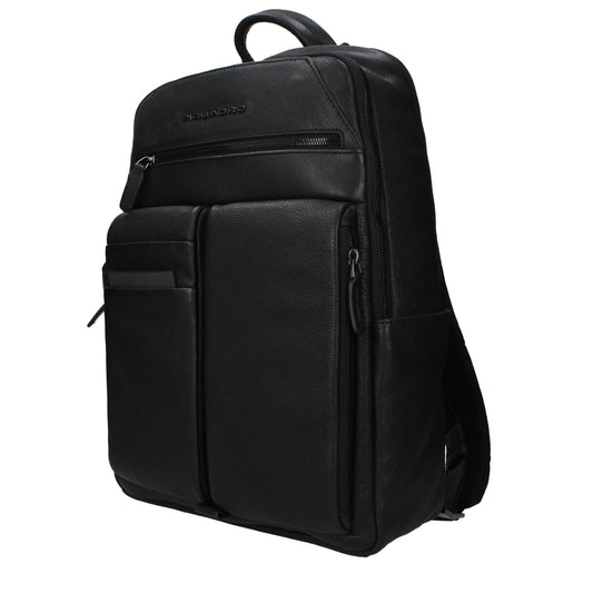 Black Leather Backpack
