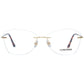 Gold Metal Glasses (Frames)