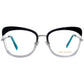 Black Metal Glasses (Frames)
