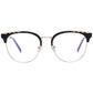 Black Metal Glasses (Frames)