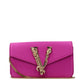 Pink Satin Clutch Bag