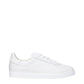 White Leather Low Top Sneakers