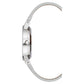 Silver Plastic Dress Watch