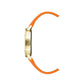 Orange Plastic Dress Watch