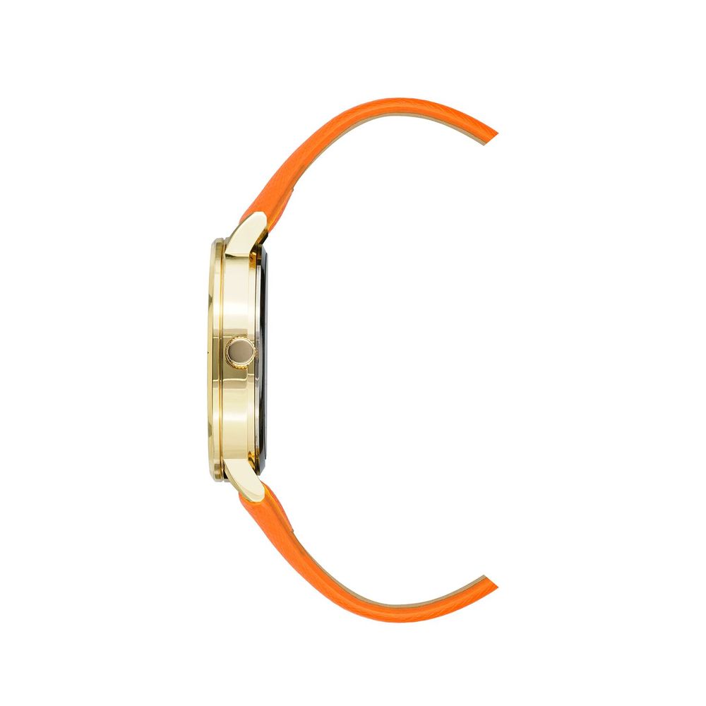 Orange Plastic Dress Watch