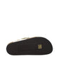 Beige Leather Slippers