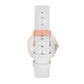 White Plastic Dress Watch
