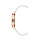 White Plastic Dress Watch