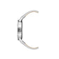 Silver Plastic Dress Watch