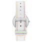 White Plastic Dress Watch
